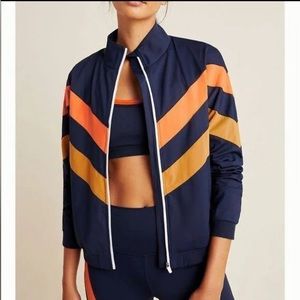 Splits59 Faye Striped Zip Jacket
